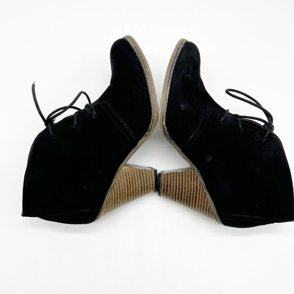 MIA Shawna Heeled Bootie Womens 8 Faux Suede Bohemian Minimalist Fall Retro - Picture 5 of 12